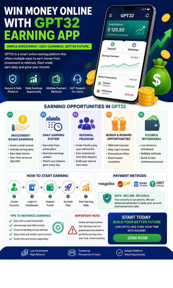 GPT32 Earning App